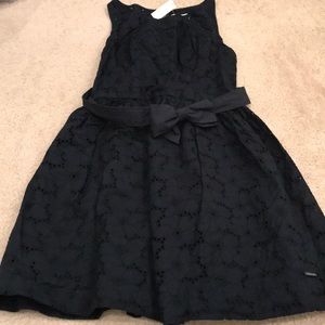 NWT Gilly Hicks navy blue floral pattern dress szS